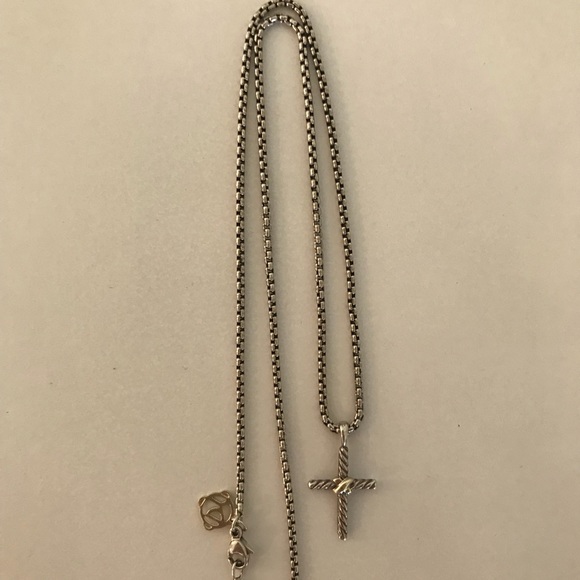 David Yurman Jewelry - David Yurman cross necklace plus chain